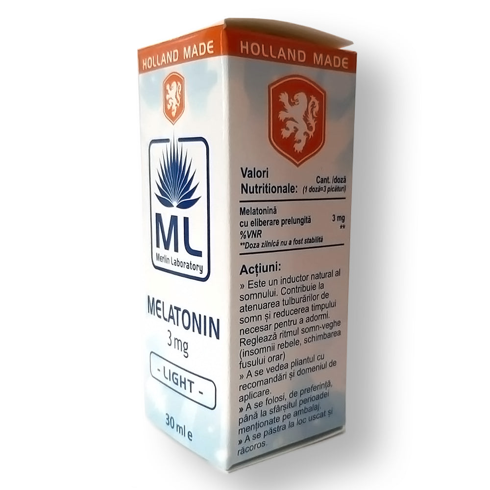 Melatonina lichida 3 mg Light Merlin Laboratory 30 ml