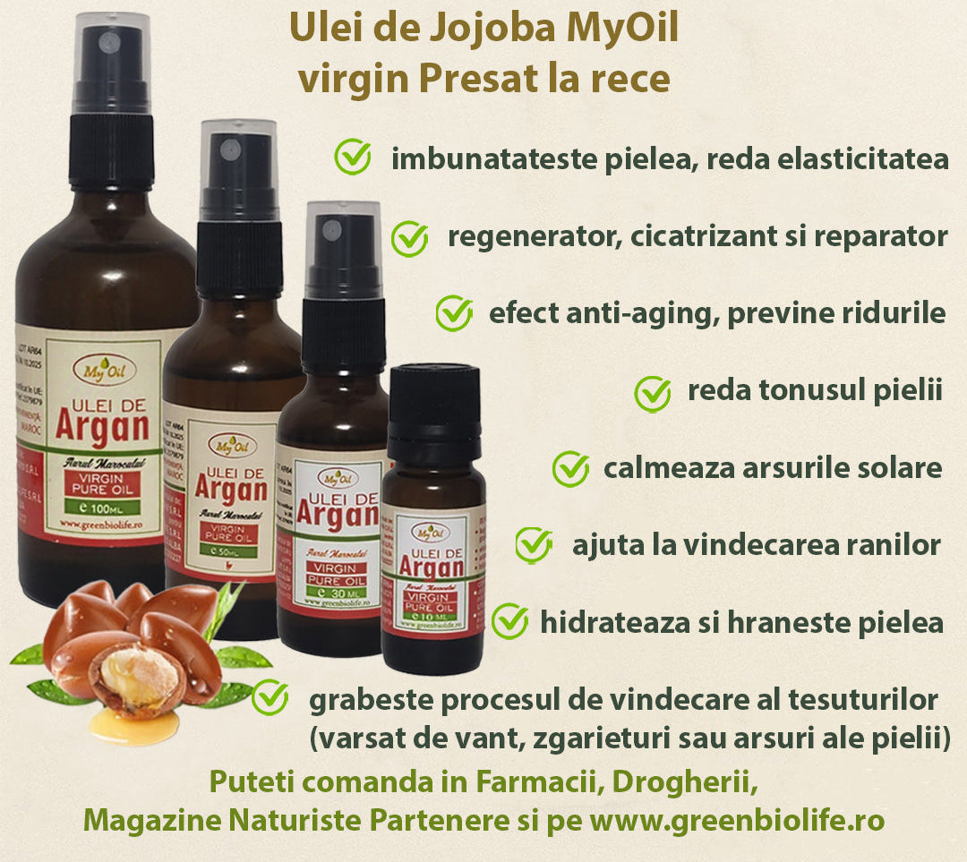 Ulei de Argan MyOil virgin  Presat la rece