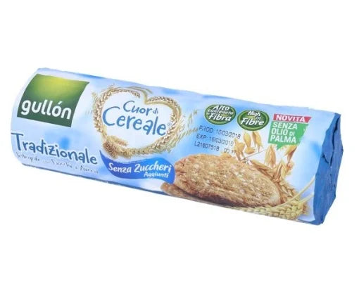 Biscuiti bogati in fibre fara zahar din faina integrala de cereale GULLON 280G