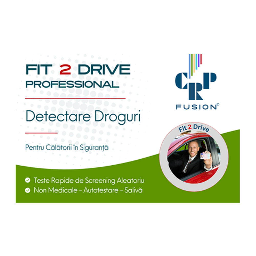 Test Rapid Fit2Drive Professional Detectează 15 Droguri