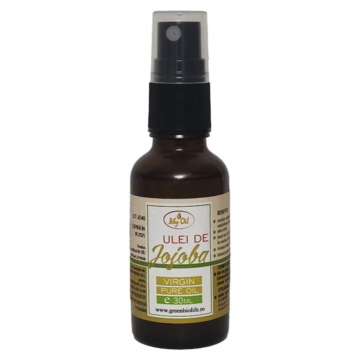 Ulei de Jojoba MyOil virgin sticla cu spray 30ml Presat la rece