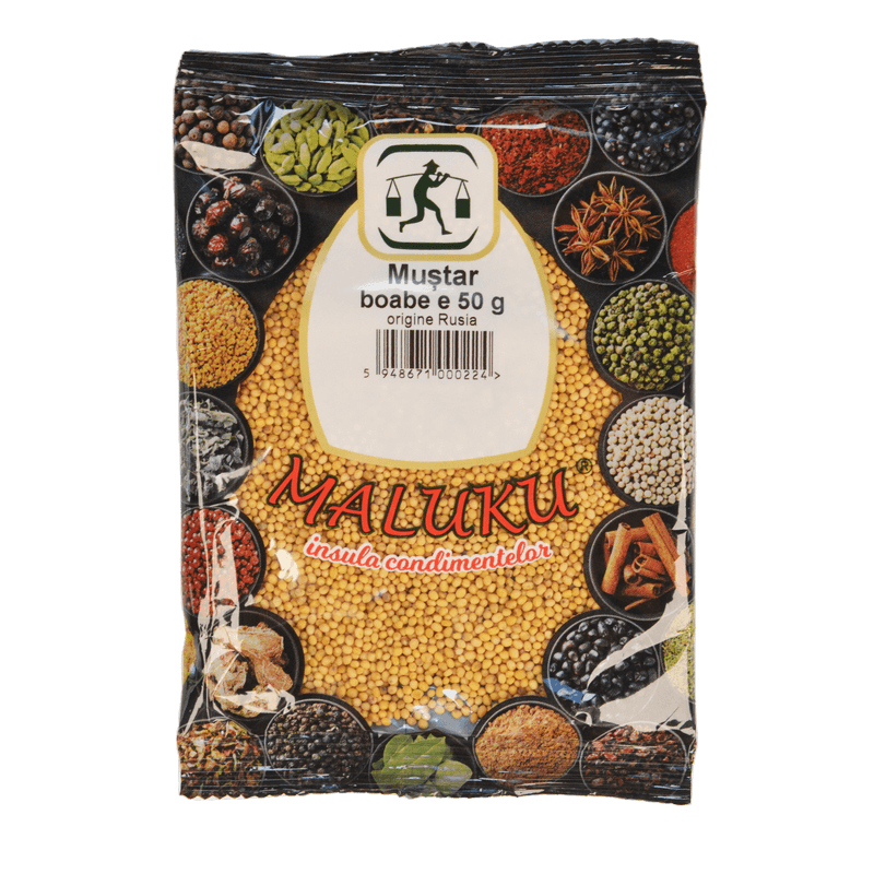 Muştar boabe plic 50 g