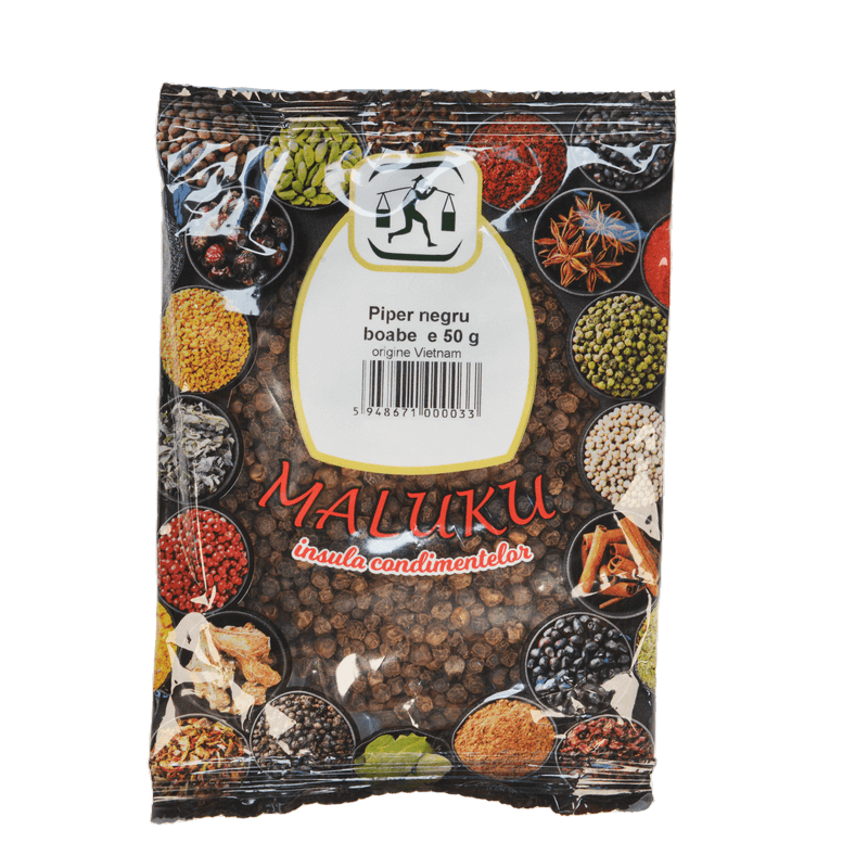 Piper negru boabe plic 50 g