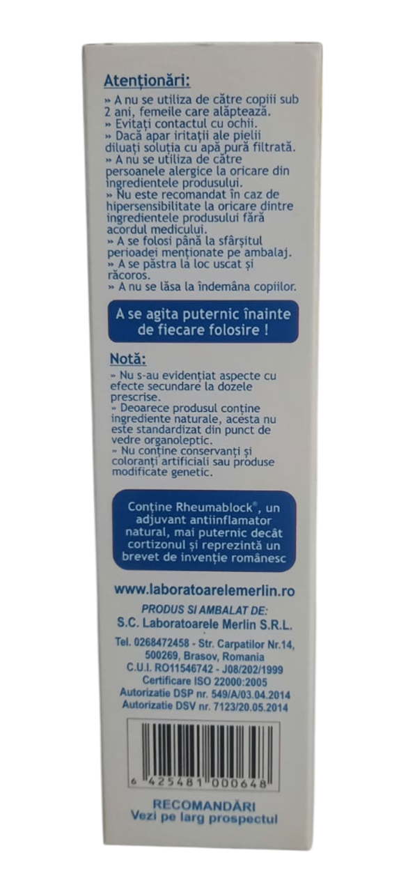 Rheumablock Delta 200ml Laboratoarele Merlin