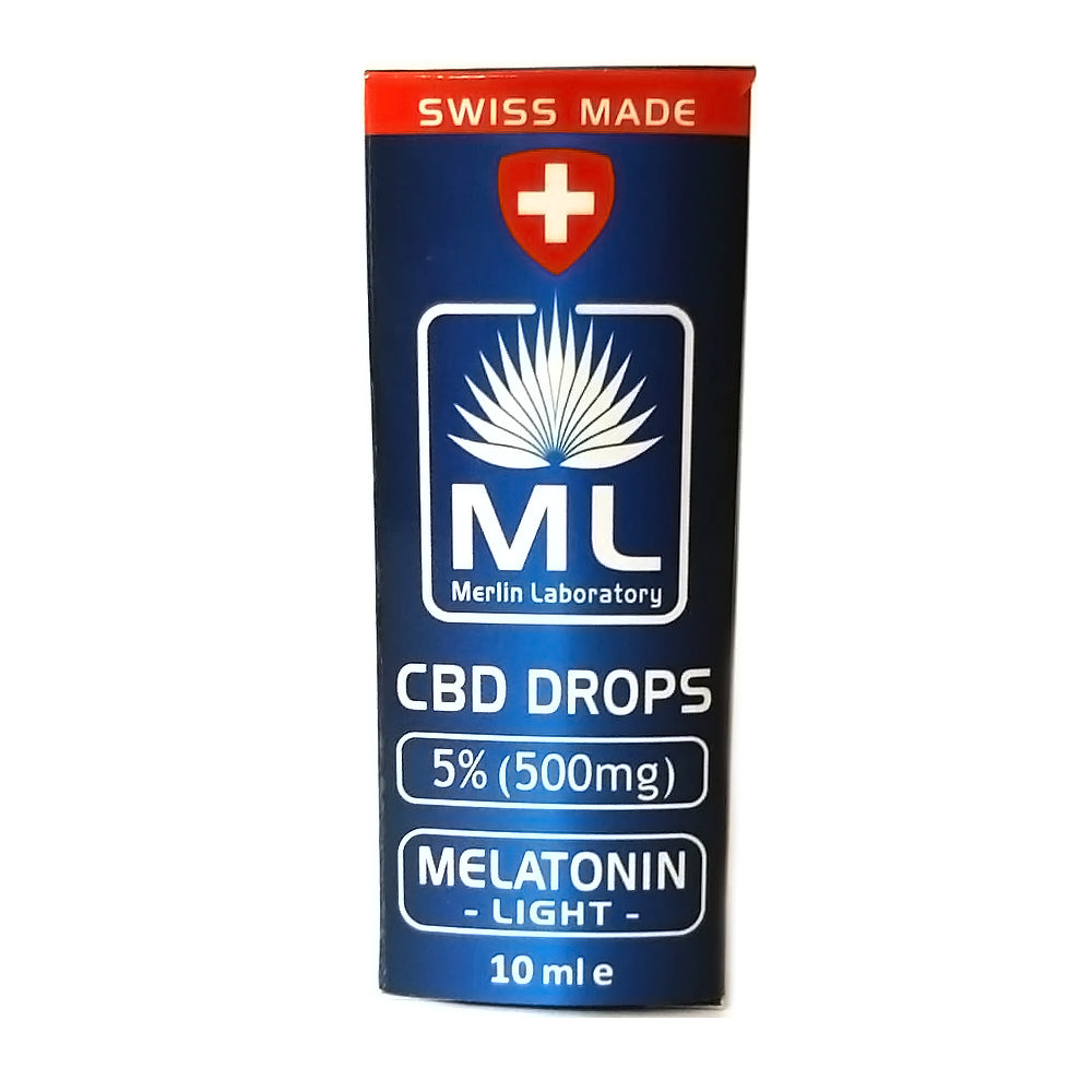Melatonina Light 2% cu CBD 5% 10 ml Merlin Laboratory