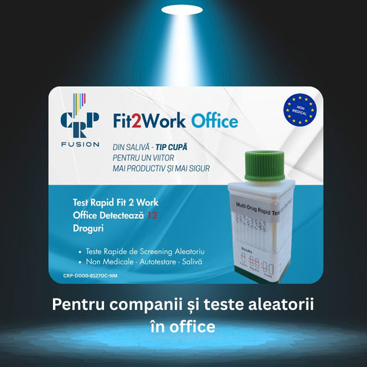 Test Rapid Fit 2 Work Office Detectează 12 Droguri