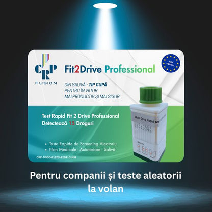 Test Rapid Fit2Drive Professional Detectează 15 Droguri