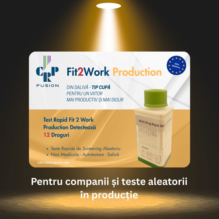 Test Rapid Fit 2 Work Production Detectează 12 Droguri