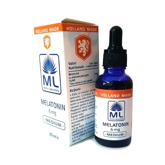 Melatonina lichida 6 mg Medium Merlin Laboratory 30 ml