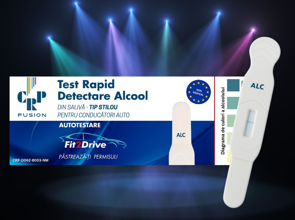 Test Rapid de Detectare Alcool din Salivă tip Stilou