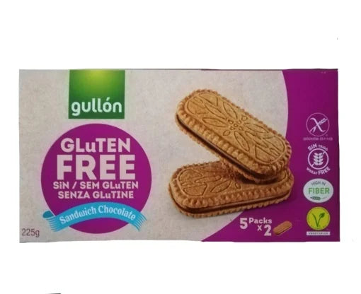 Biscuiti sandwich cu crema de ciocolata fara gluten Gullon 225g