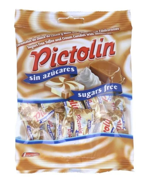 Bomboane cu caramel si frisca Pictolin 65g