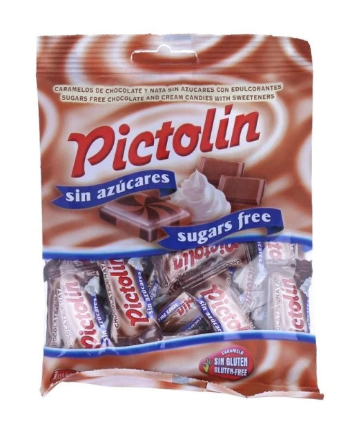 Bomboane cu ciocolata si frisca Pictolin 65g