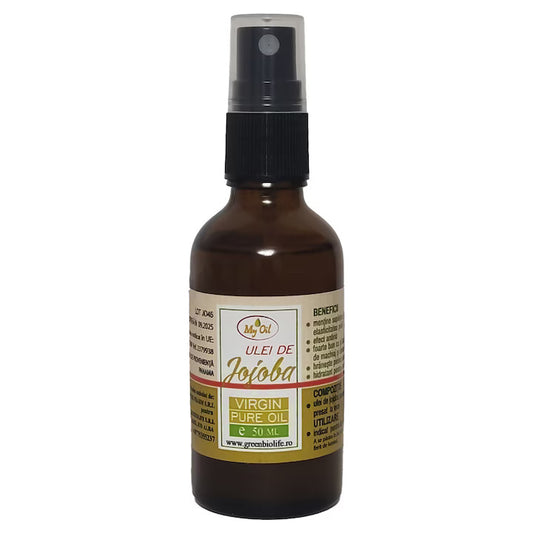 Ulei de Jojoba MyOil virgin sticla cu spray 50ml Presat la rece