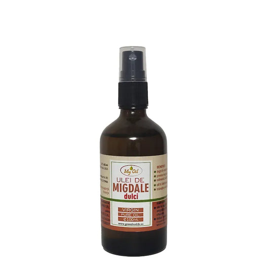 Ulei de Migdale Dulci MyOil virgin sticla cu spray 100ml Presat la rece