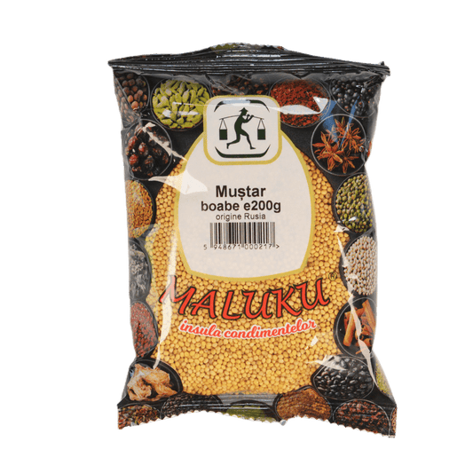 Muştar boabe plic 200 g