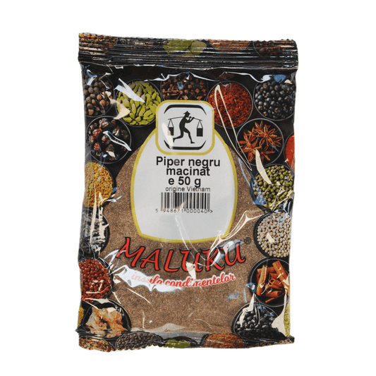 Piper negru măcinat plic 50 g
