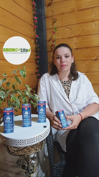 Melatonina Forte 6% cu CBD 20% 10ml Merlin Laboratory
