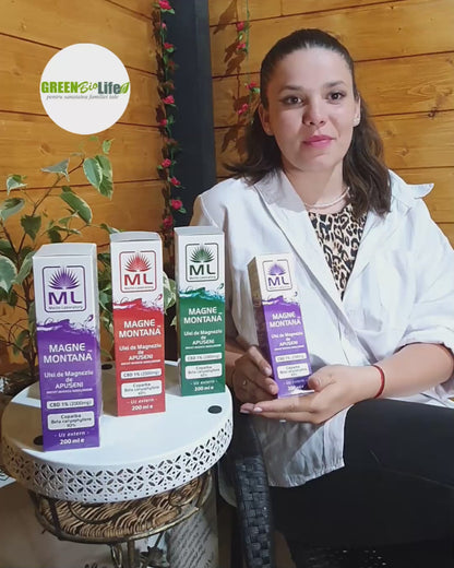 Magne Montana Ulei de Magneziu CBD 2000mg Eucalipt Merlin Laboratory