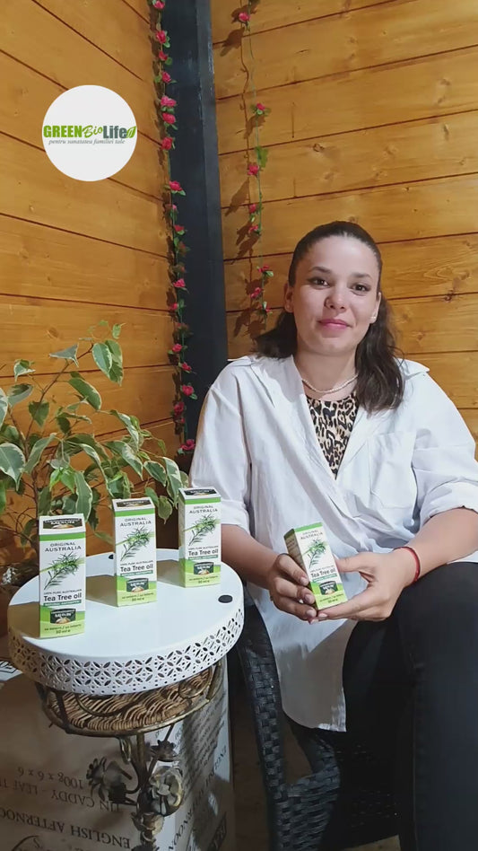 Uleiul esential de Tea Tree, Laboratoarele Merlin, 30 ml