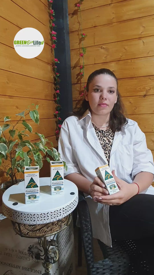 Ulei Eucalipt Albastru 5% Beta-Caryophyllene 30ml Laboratoarele Merlin