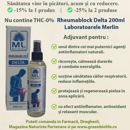 Rheumablock Delta 200ml Laboratoarele Merlin
