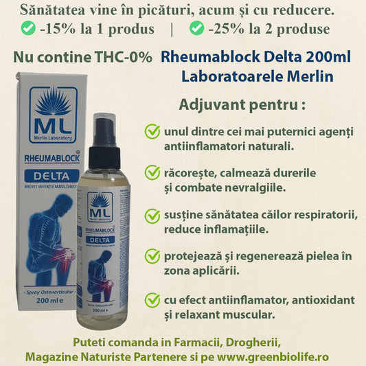Rheumablock Delta 200ml Laboratoarele Merlin