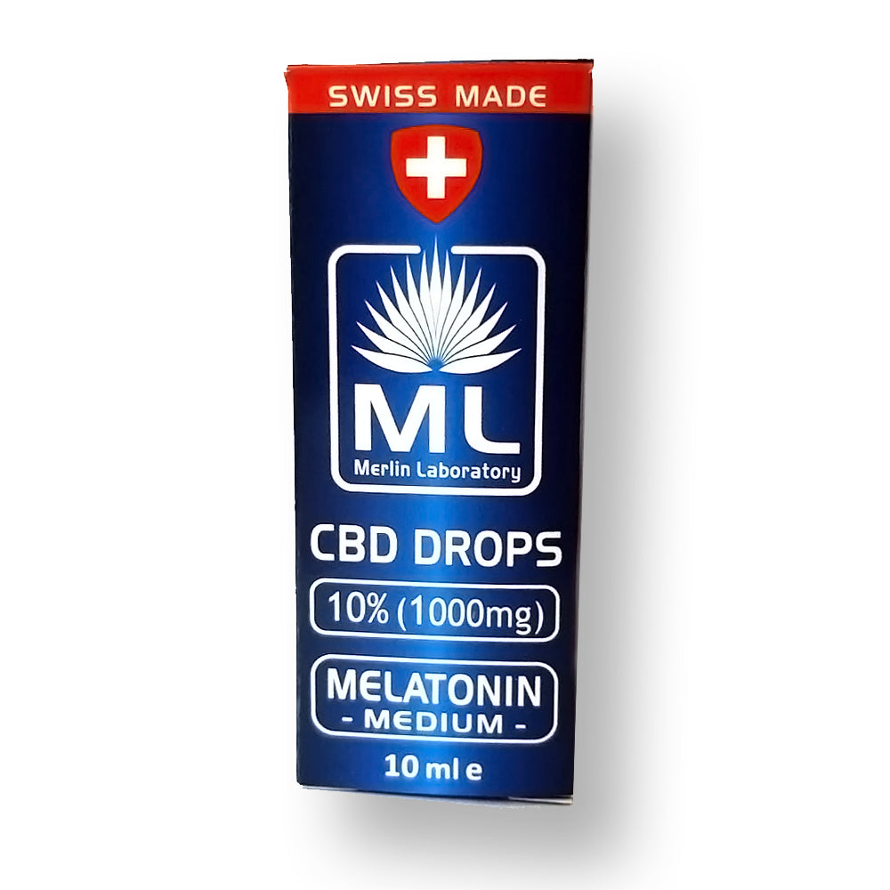 Melatonina Medium 4% cu CBD 10% 10ml Merlin Laboratory