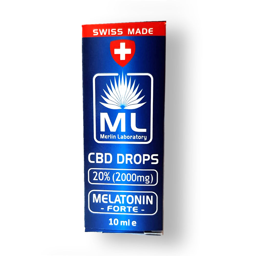 Melatonina Forte 6% cu CBD 20% 10ml Merlin Laboratory