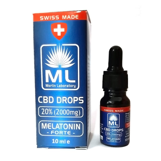 Melatonina Forte 6% cu CBD 20% 10ml Merlin Laboratory