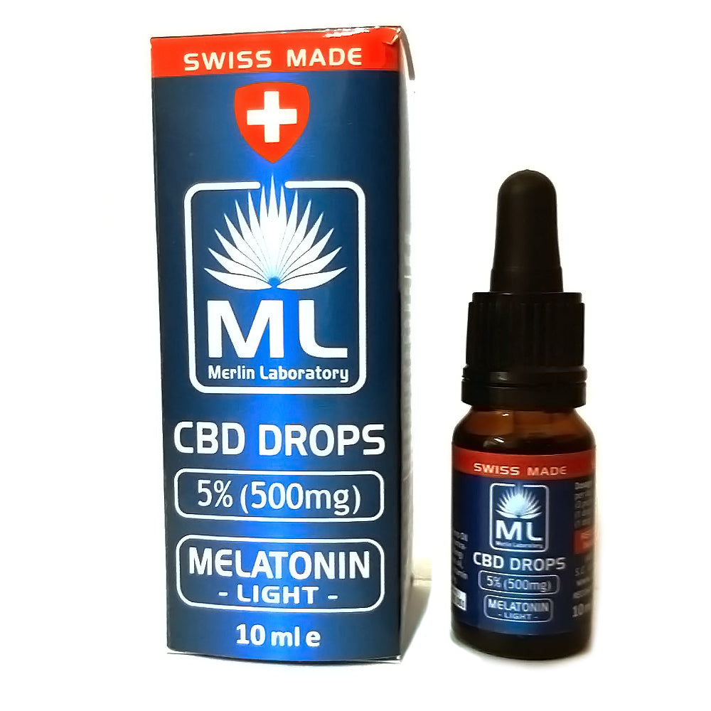 Melatonina Light 2% cu CBD 5% 10 ml Merlin Laboratory