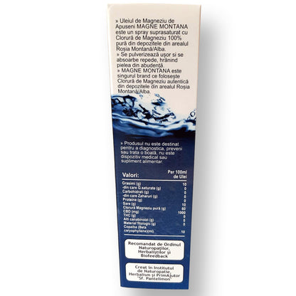 Magne Montana Ulei de Magneziu CBD 2000mg Clasic Merlin Laboratory