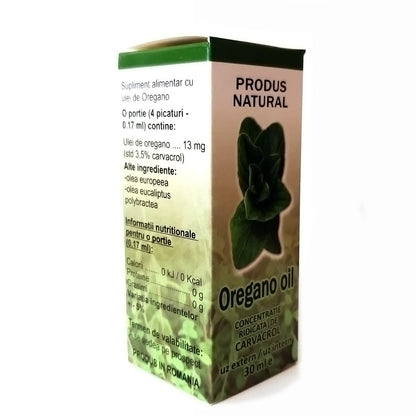 Ulei de Oregano uz intern / extern 30ml Laboratoarele Merlin