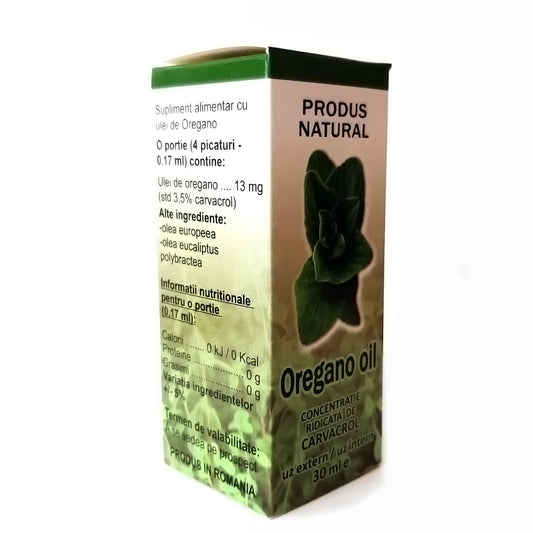 Ulei de Oregano uz intern / extern 30ml Laboratoarele Merlin