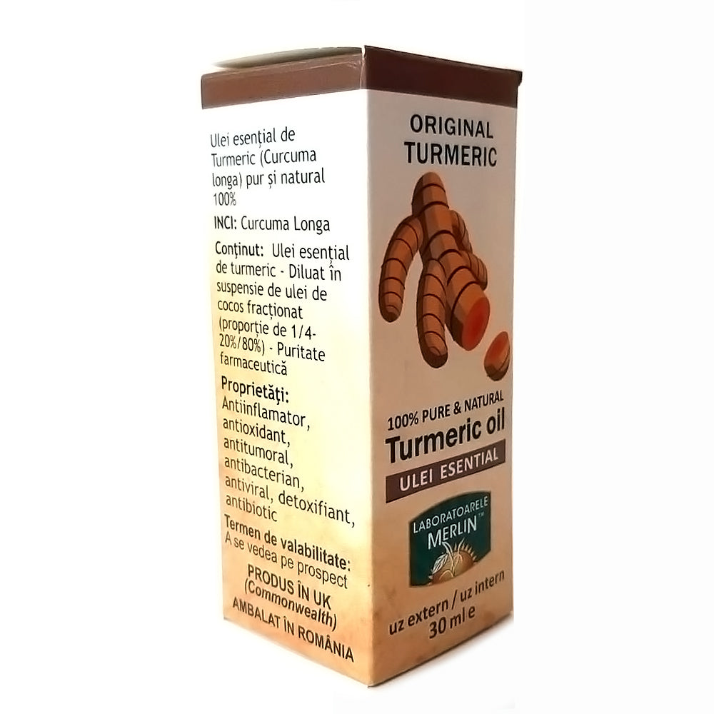 Ulei de Turmeric Laboratoarele Merlin 30ml